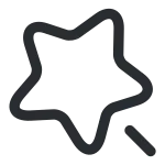 Magic Star SVG Icon
